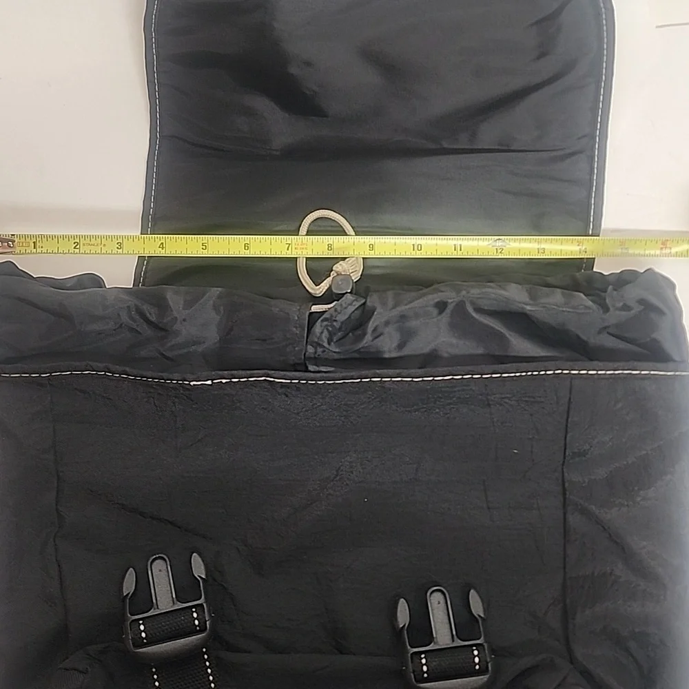 BASF Black Unisex Water-Resistant Quality Backpack